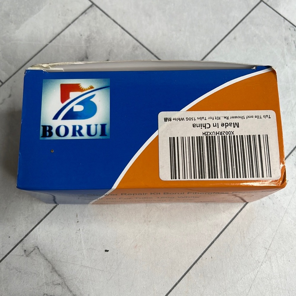 NWT Tub Tile and Shower Repair Kit for Tubs 150G White Borui Fiberglass Repair